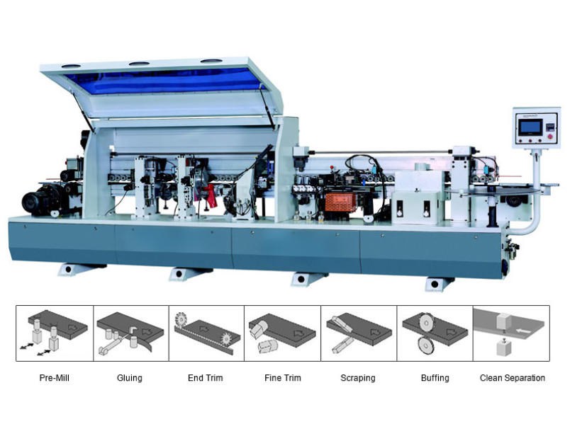 Automatic Edge Bander Machine with Trimmer